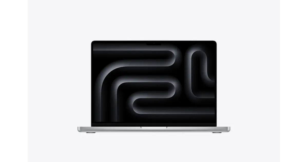 Apple MacBook Pro 14-inch (M5 Pro) — Silver (MGDP4B/A), exact official UK configuration image