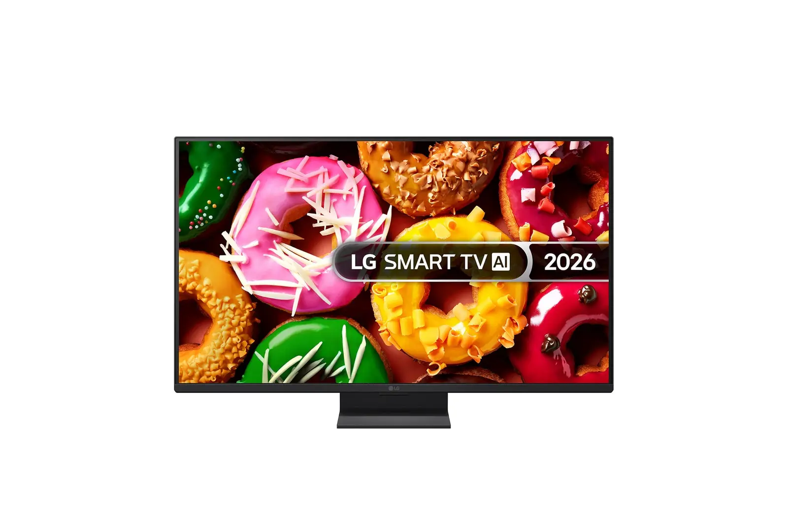 Front view of 27 inch LG SMART TV AI LB70 FHD 2026 27LB70006LA