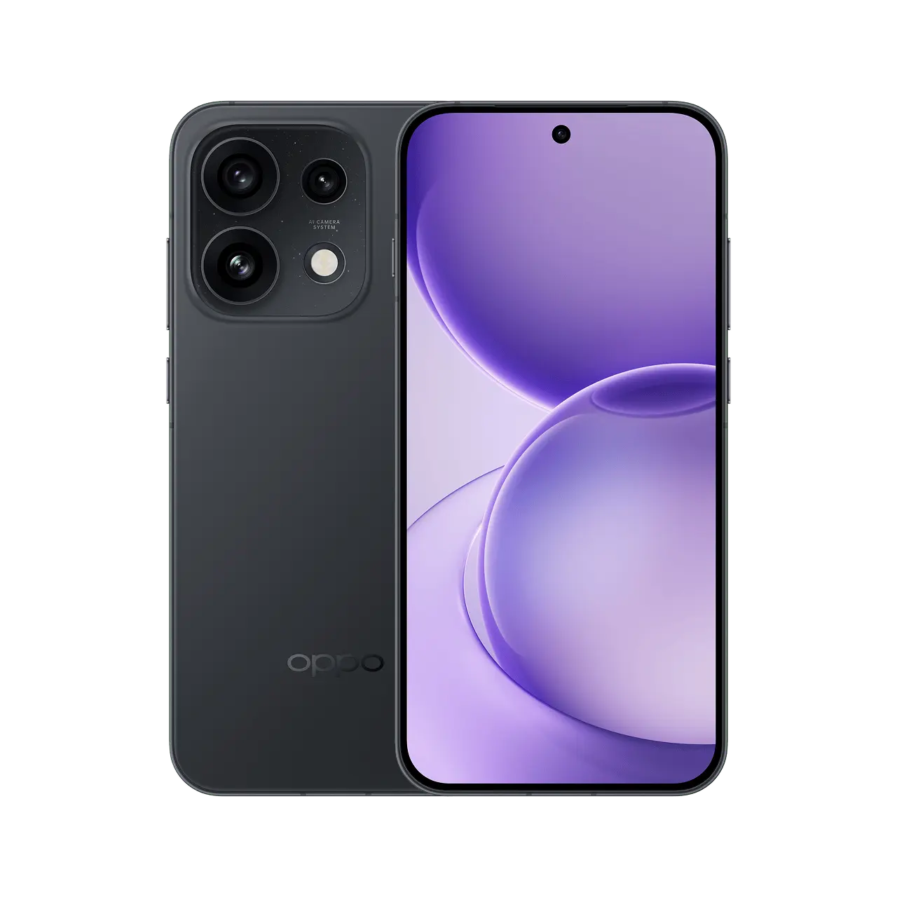 OPPO Reno16 Pro 5G in Starlight Black, official product view