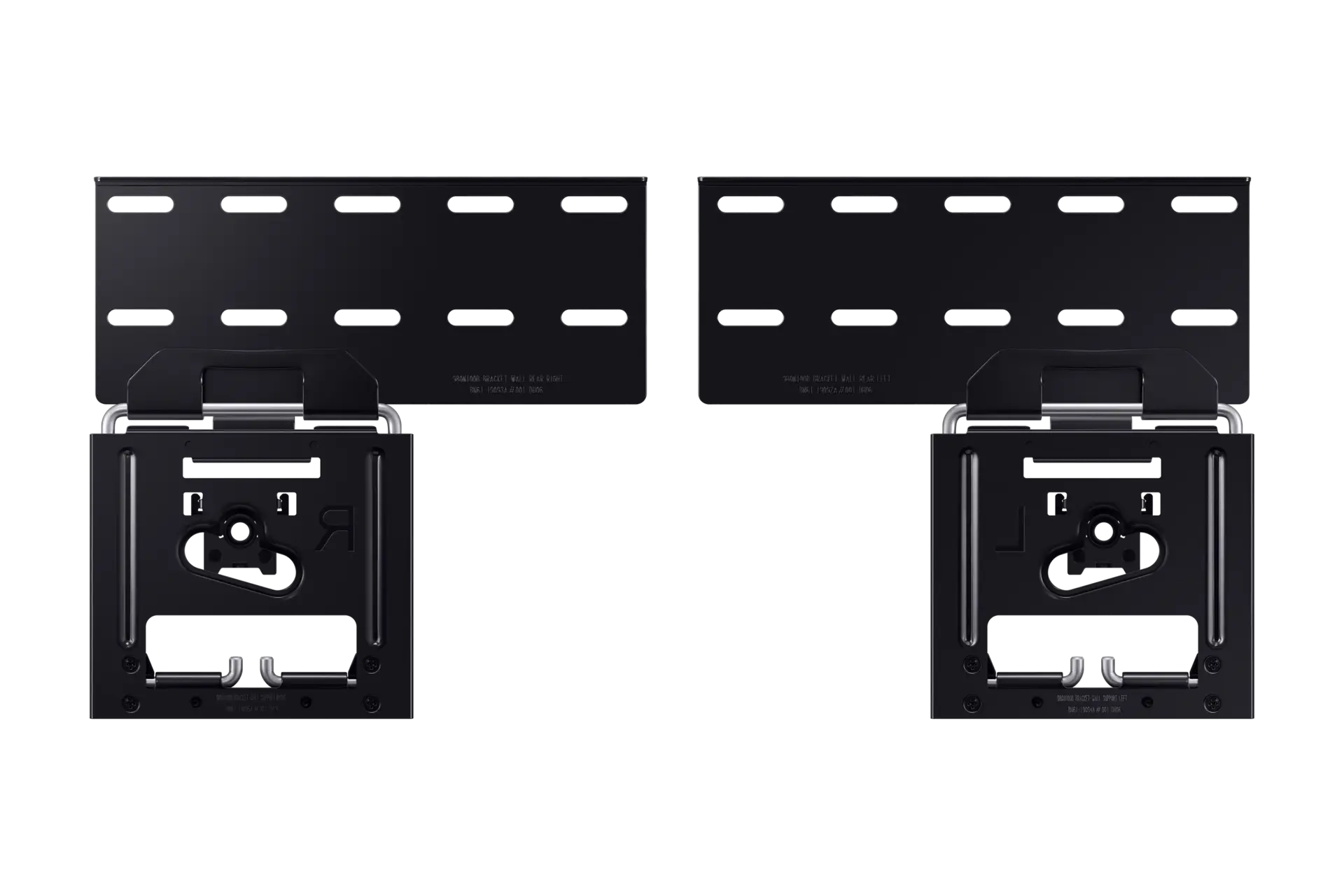 Slim Fit Wall Mount for 98"+ TVs Front Black 