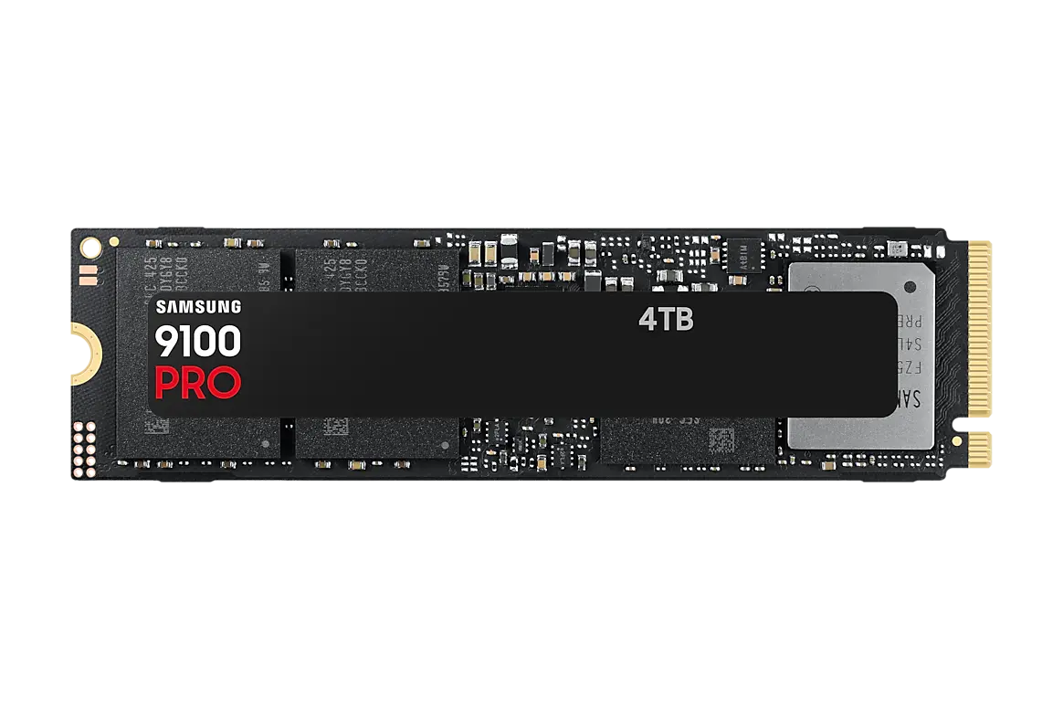 Samsung 9100 PRO 4 TB M.2 SSD; official image associated with MZ-VAP4T0BW