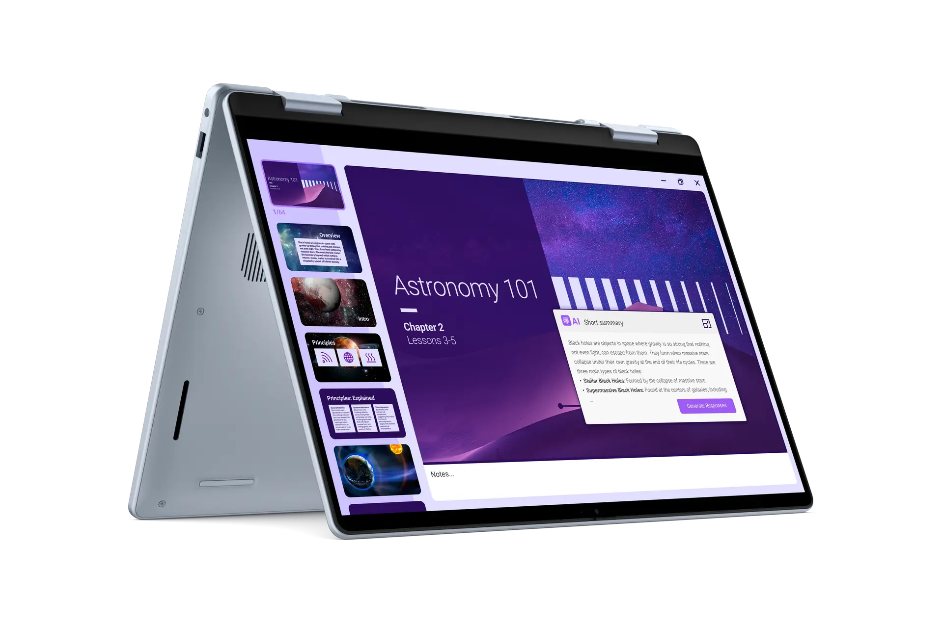 View right-facing Dell 14 Plus 2-in-1