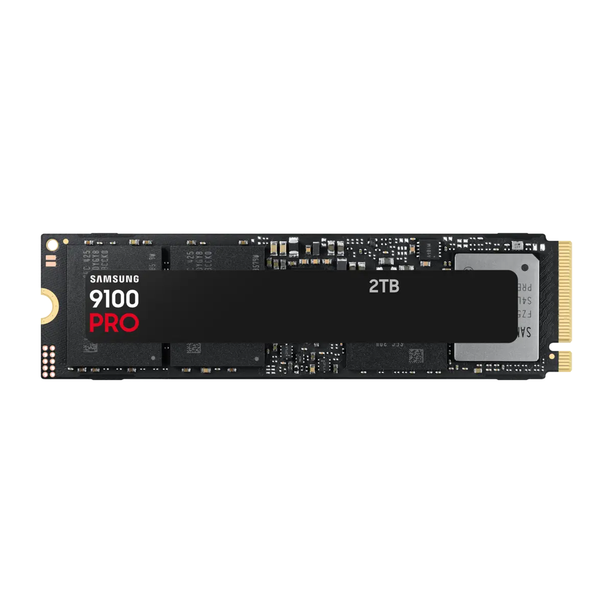 9100 PRO, PCIe 5.0, NVMe M.2 SSD Front Black