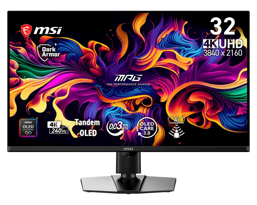 MSI MPG 322UR QD-OLED X24 official product image