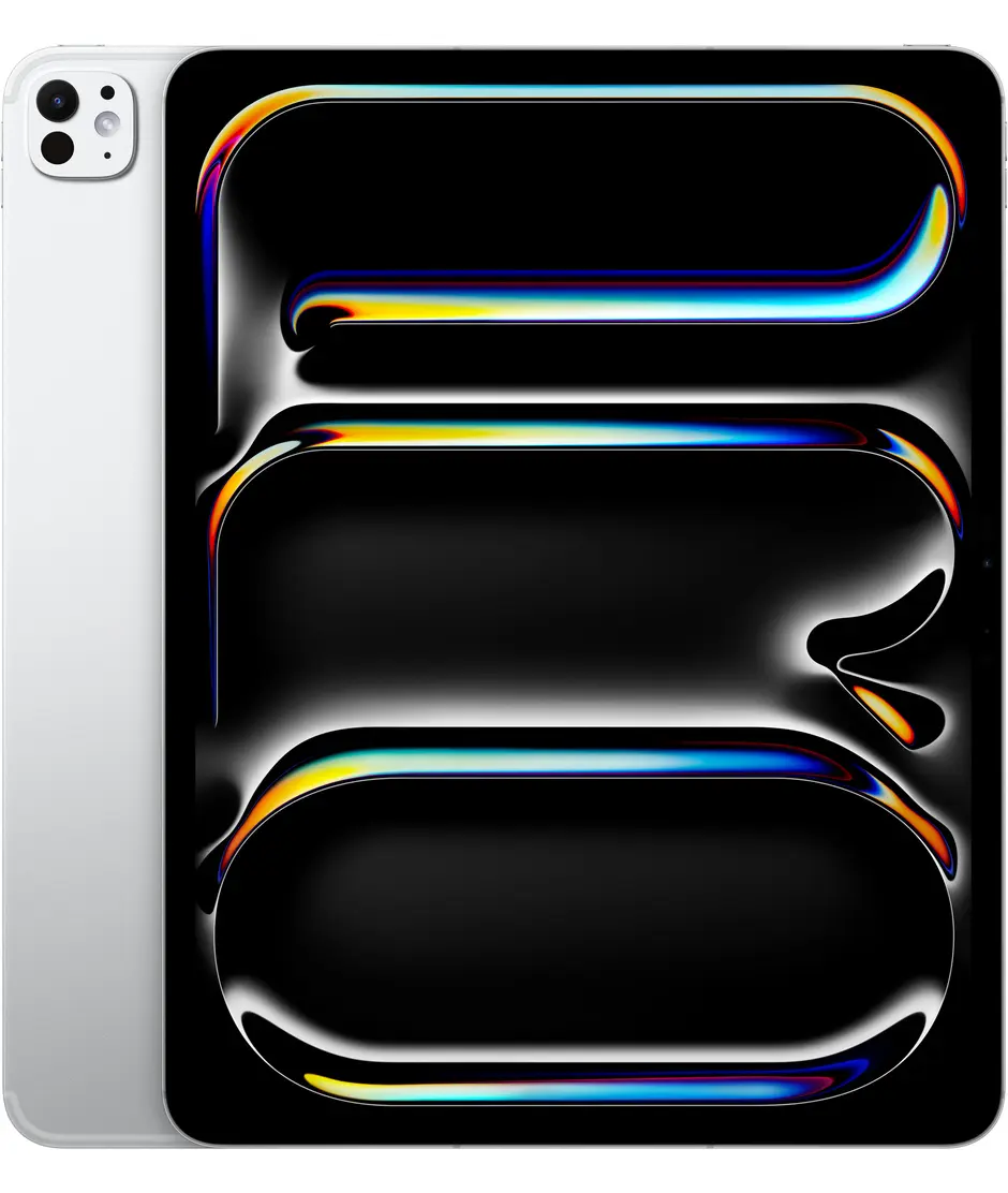iPad Pro, back exterior, Silver, Pro Camera System, iPad Pro, front exterior, black display bezel, rounded corners
