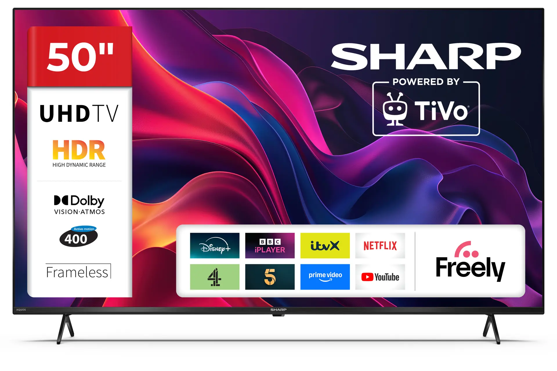 Sharp 50GK4245K television, official exact-model product image.