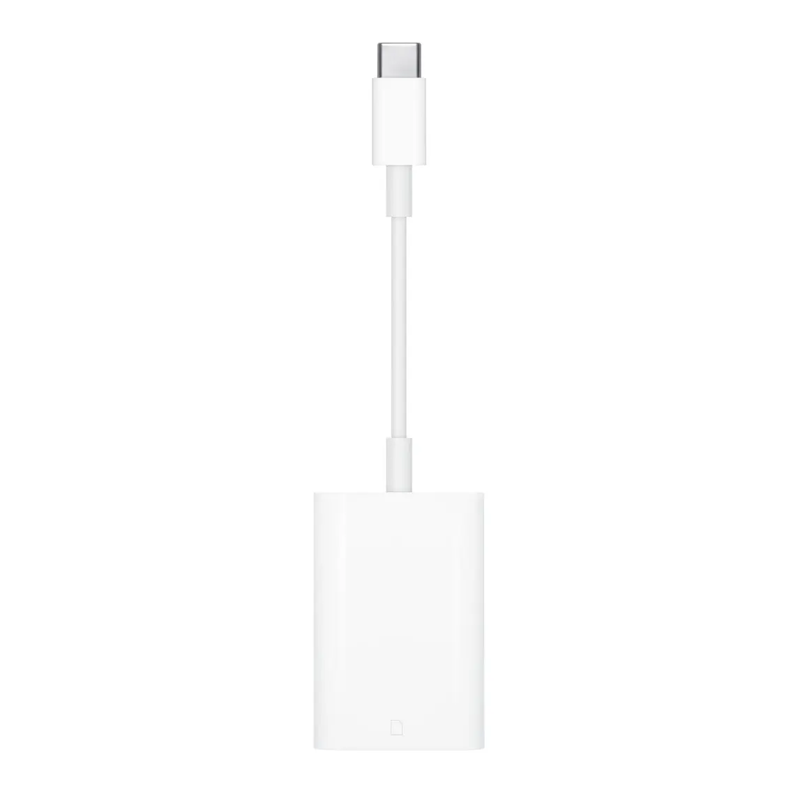 The USB-C to SD Card Reader lets you transfer high-resolution photos and videos at UHS-II speeds to your USB-C–enabled Mac or iPad.