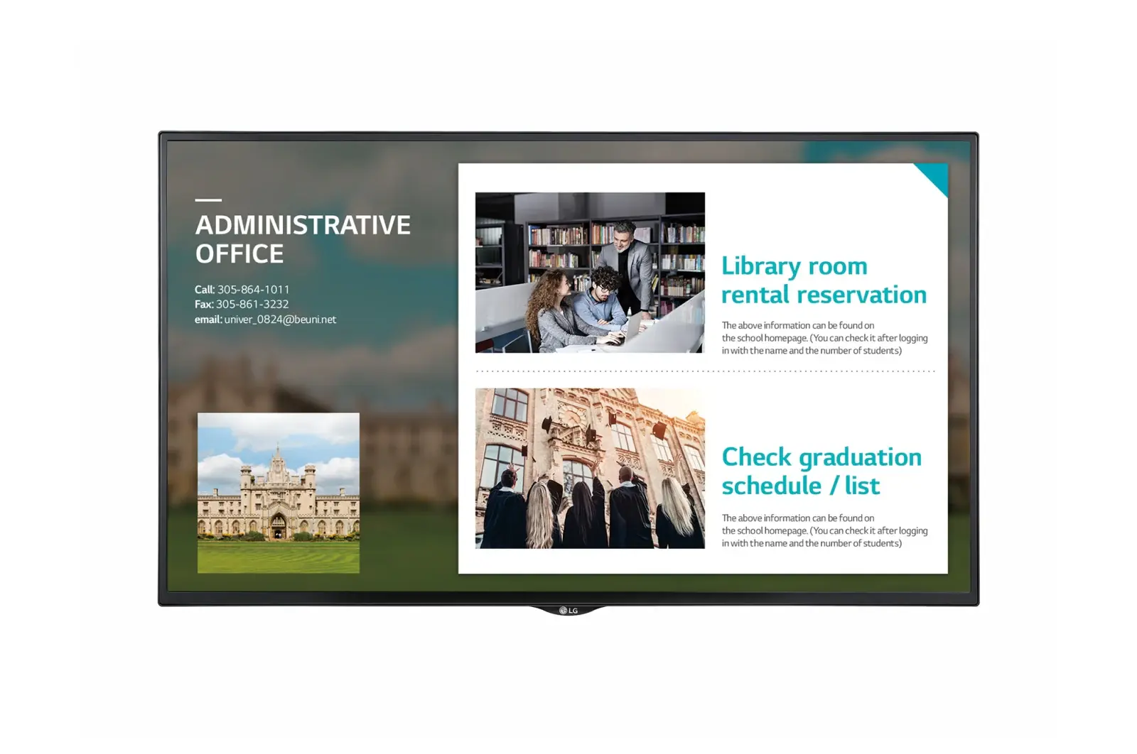 LG 49" 350 nits  FHD  Standard Signage, 49SE3KE-B