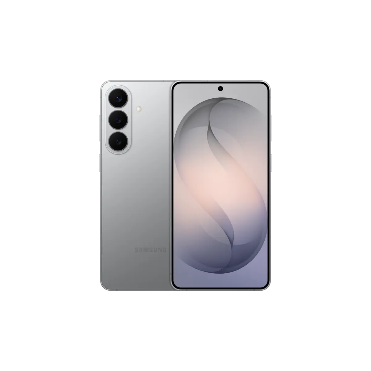 Galaxy S26+ (Samsung.com only) Front Silver Shadow 