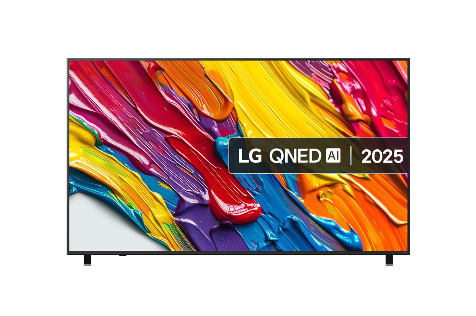 Front view of 75 inch LG QNED AI QNED84 4K Smart TV 2025 75QNED84A6C