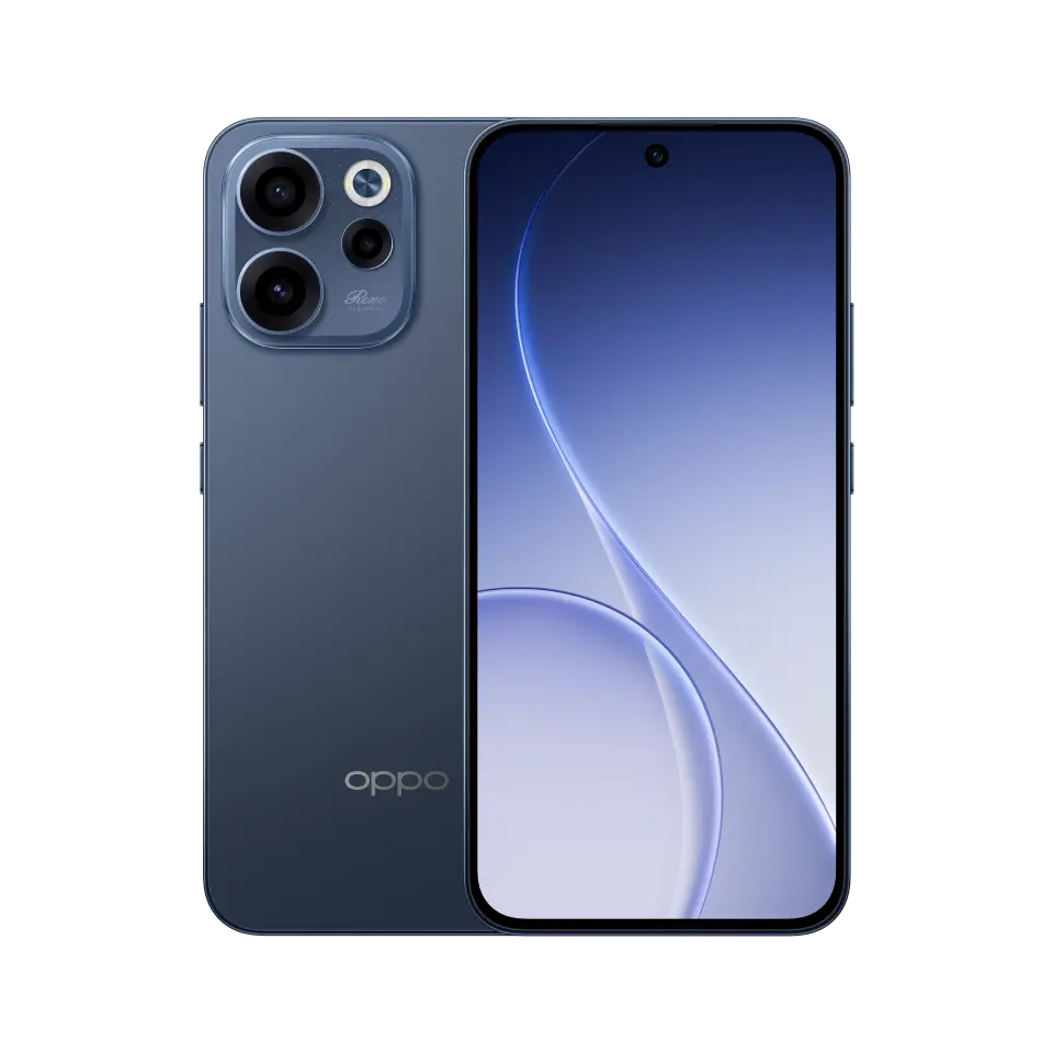 OPPO Reno15 F 5G in Twilight Black, official product view