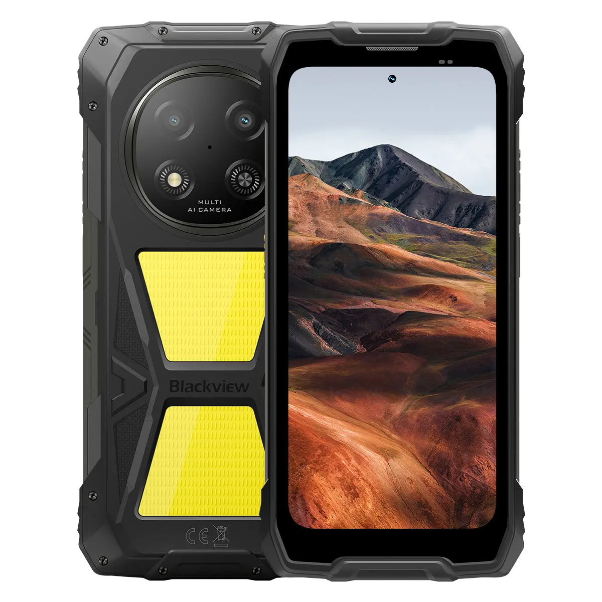 Blackview ROCK 2 Pro, official exact-model product image for 8GB+256GB / Black / UK Plug.