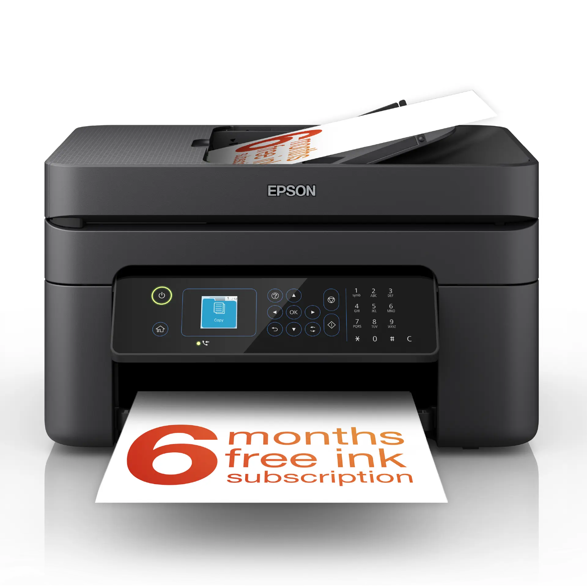 Epson WorkForce WF-2935DWF A4 Multifunction Wireless Inkjet printer with 6 months free ink with ReadyPrint Subscription* — exact C11CK63402 manufacturer product image