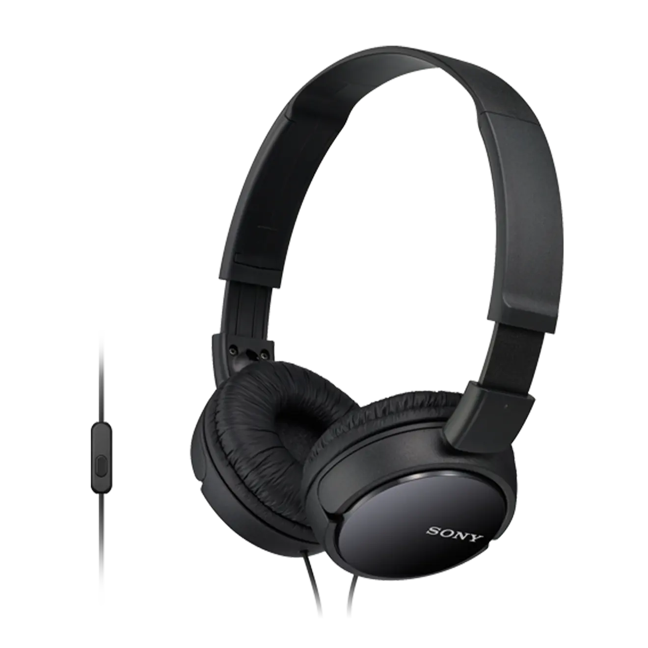 Sony MDR-ZX110AP in Black, official image for MDRZX110APB.CE7