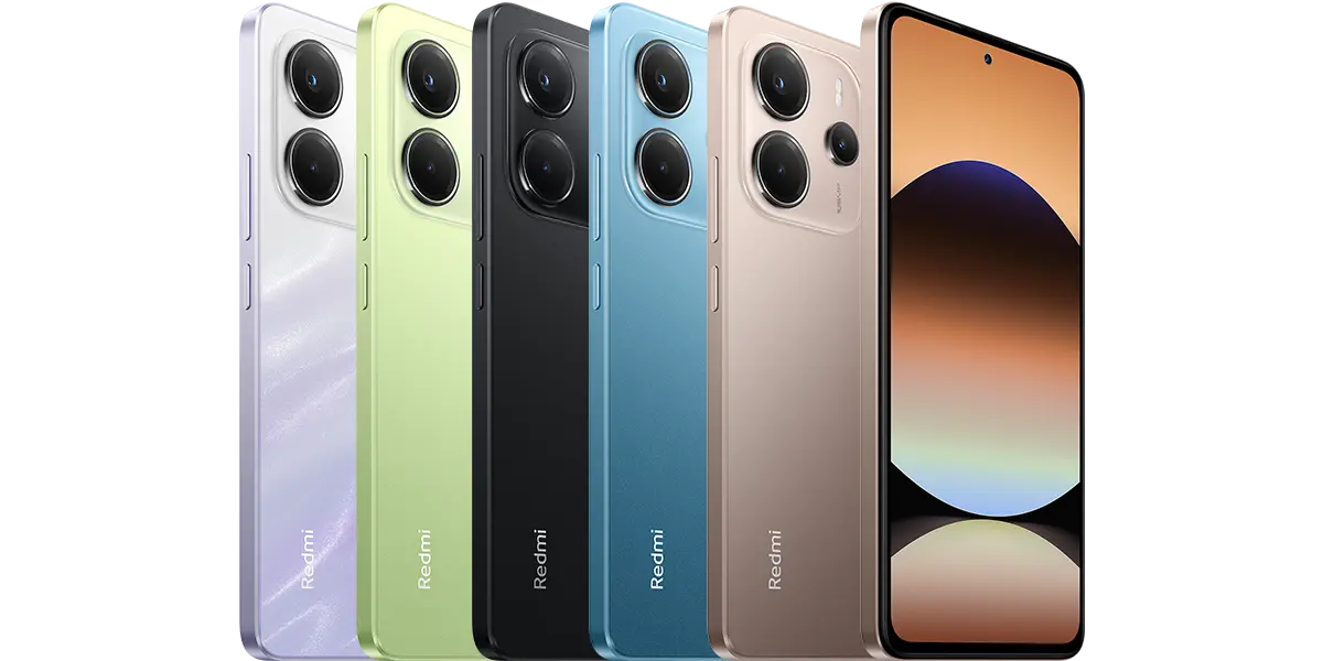 REDMI Note 14 official manufacturer specification illustration