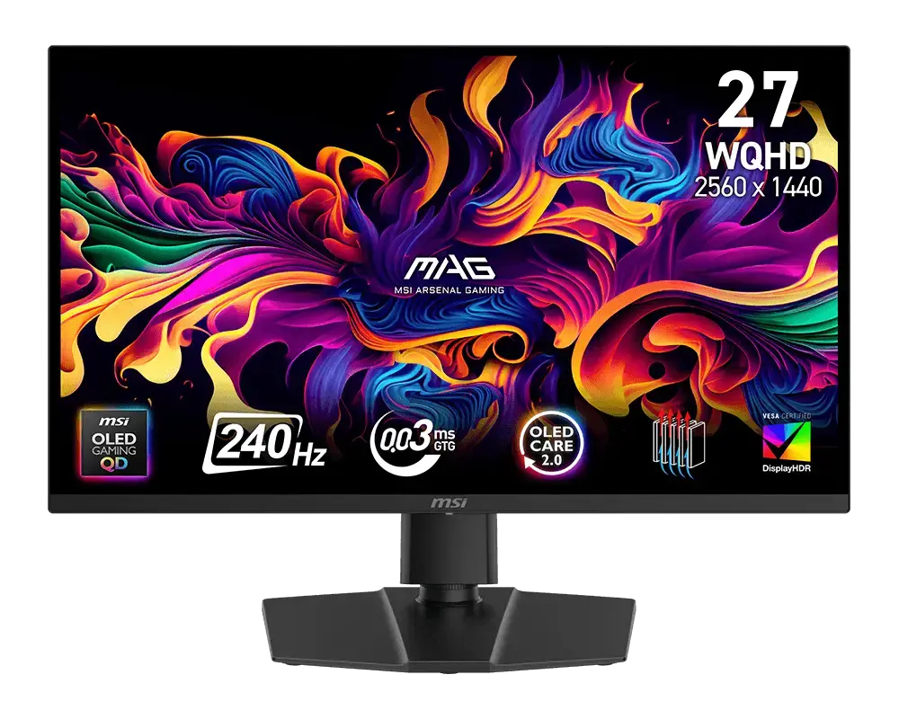 MSI MAG 273QP QD-OLED X24 — original manufacturer model image