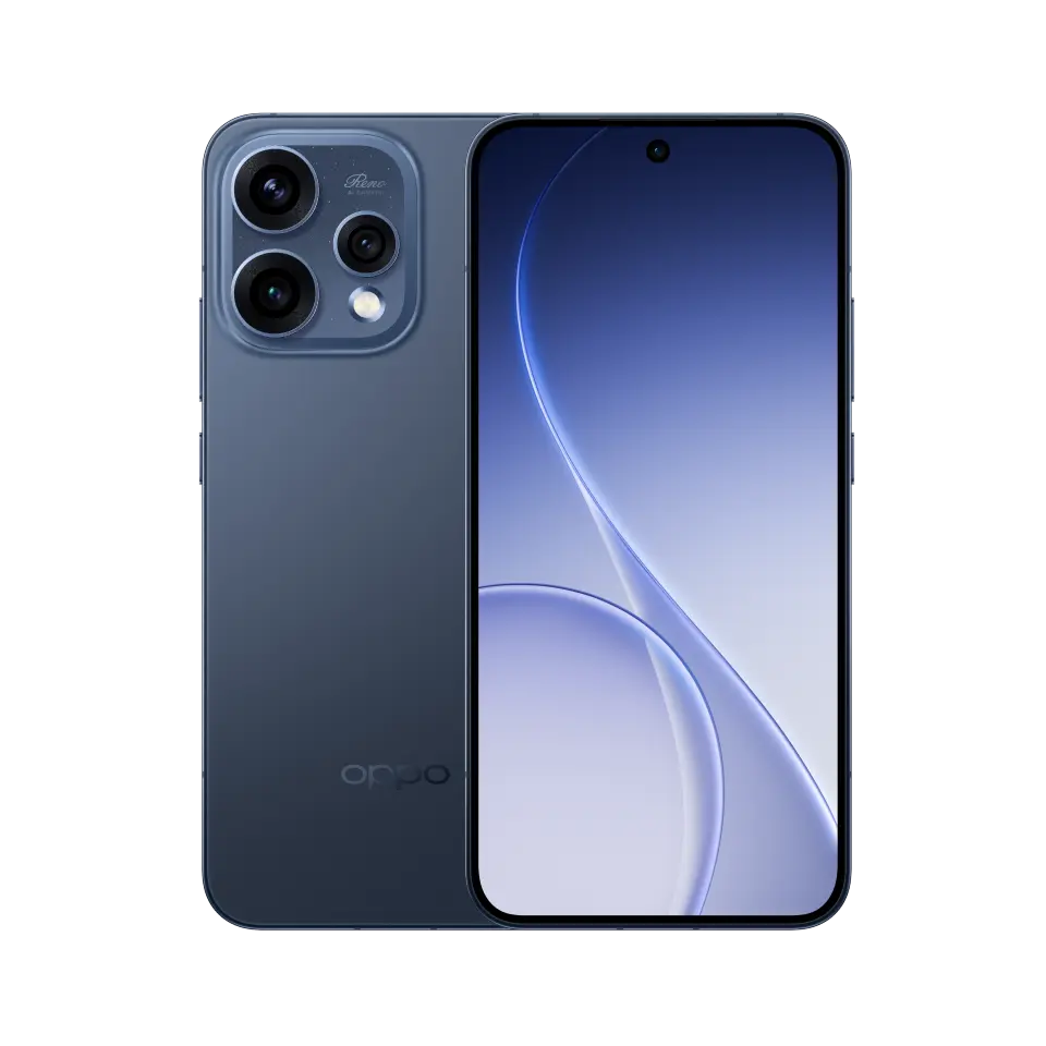 OPPO Reno15 5G in Twilight Black, official product view