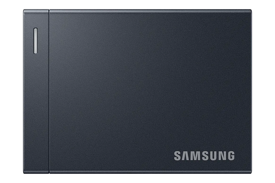 Samsung Portable SSD P9 jet black enclosure, exact official 8 TB gallery view
