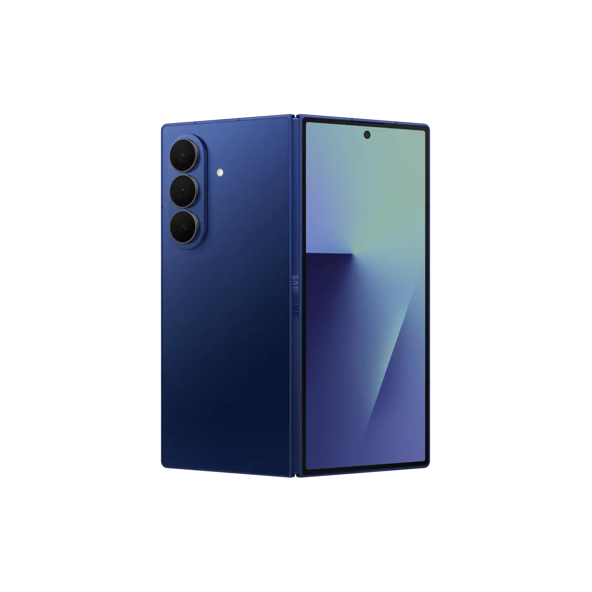 Samsung Galaxy Z Fold7 in Blue Shadow, official product view