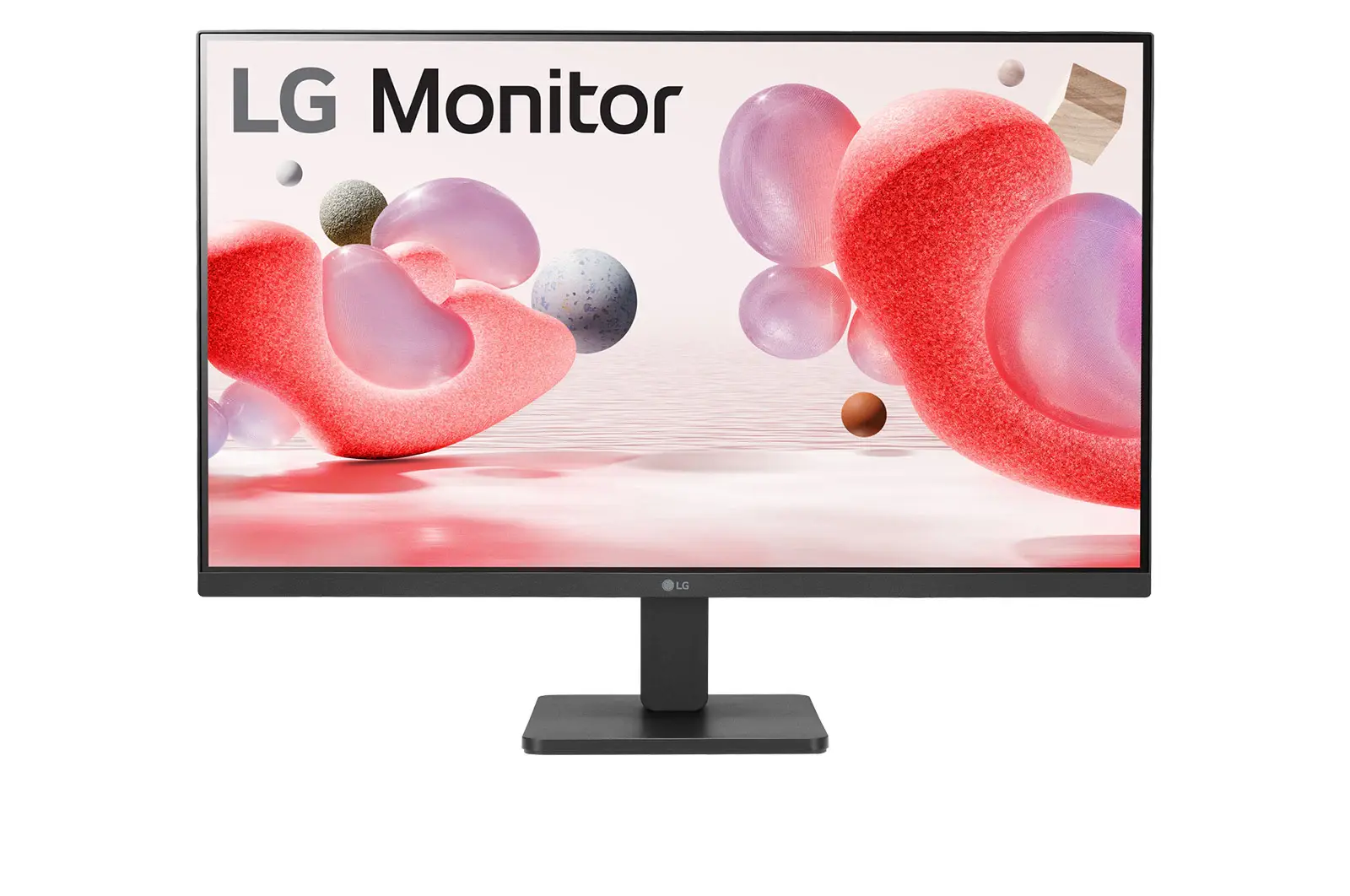Front view of 27" LG IPS Full HD Monitor, AMD FreeSync™, Black 27MR400-B