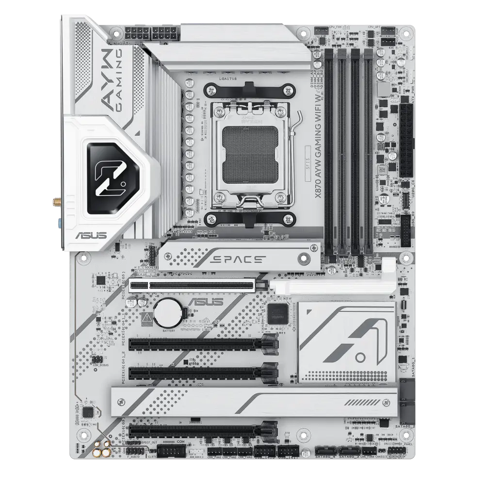 ASUS X870 AYW GAMING WIFI W official product image