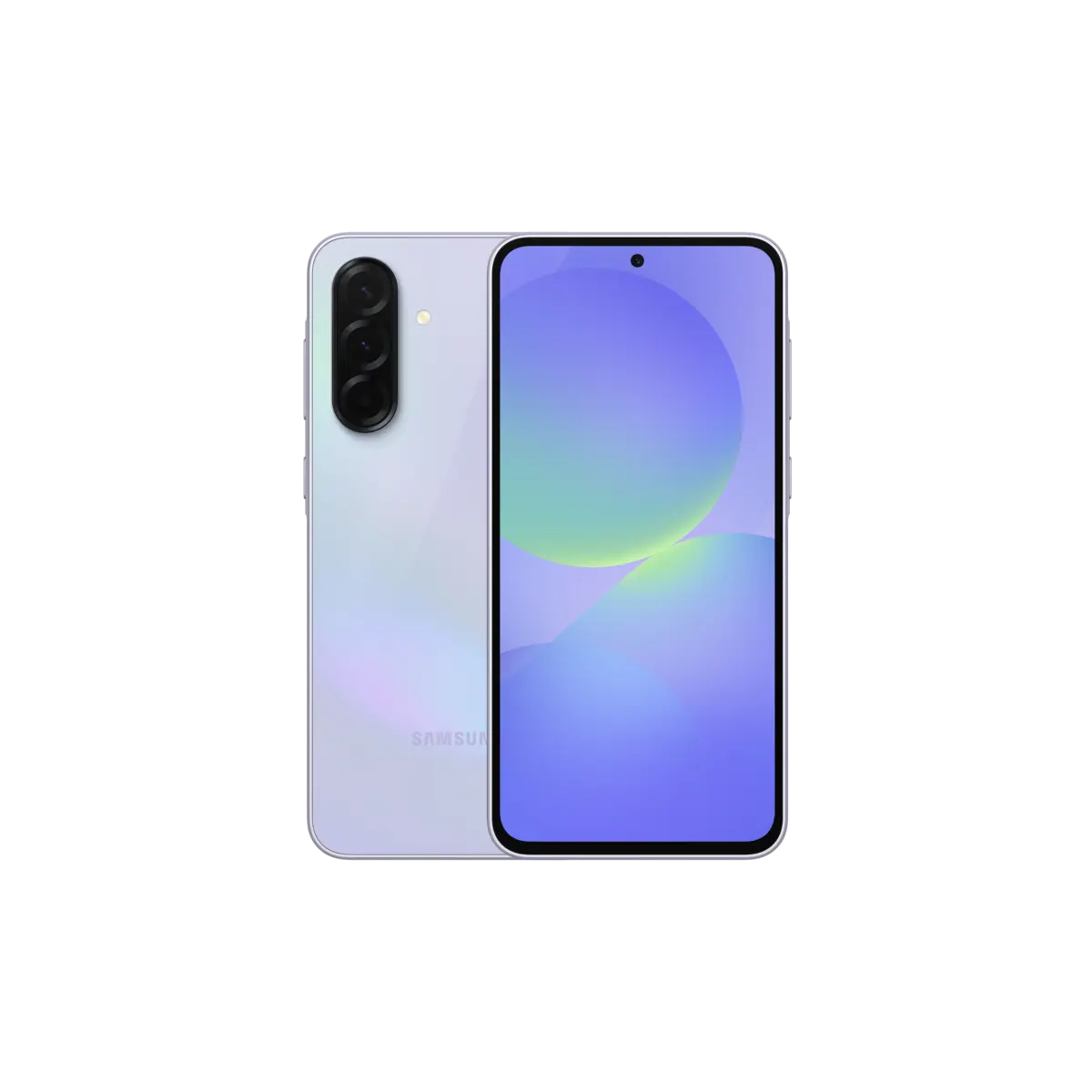 Samsung Galaxy A36 5G in Awesome Lavender, official product view
