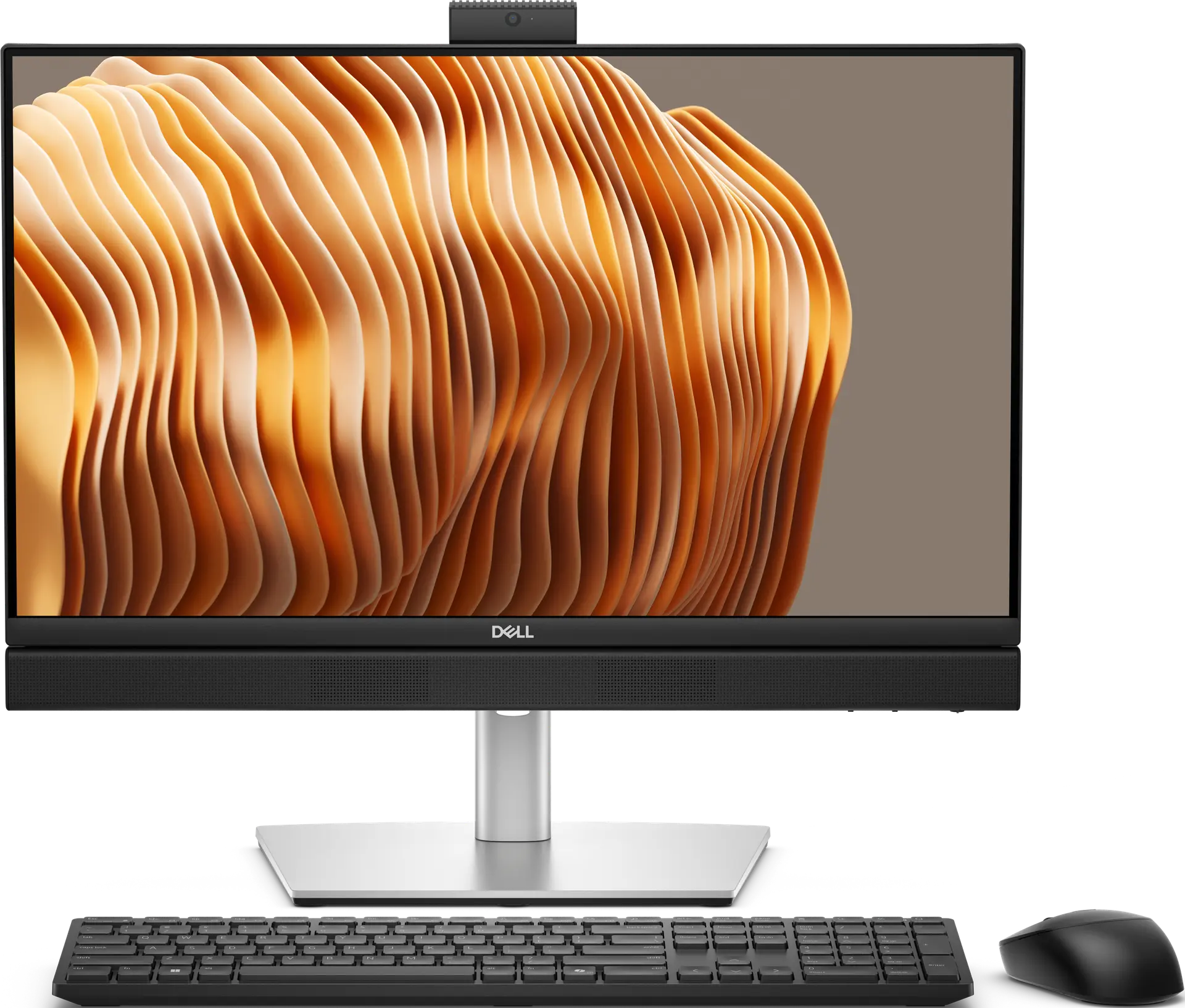 View forward-facing Dell Pro 24 All-in-One Plus Non-Touch Desktop