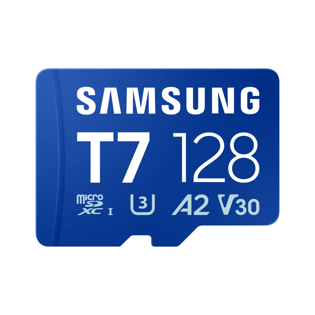 T7 microSD Card microSDXC™ UHS-I Card Front Blue 