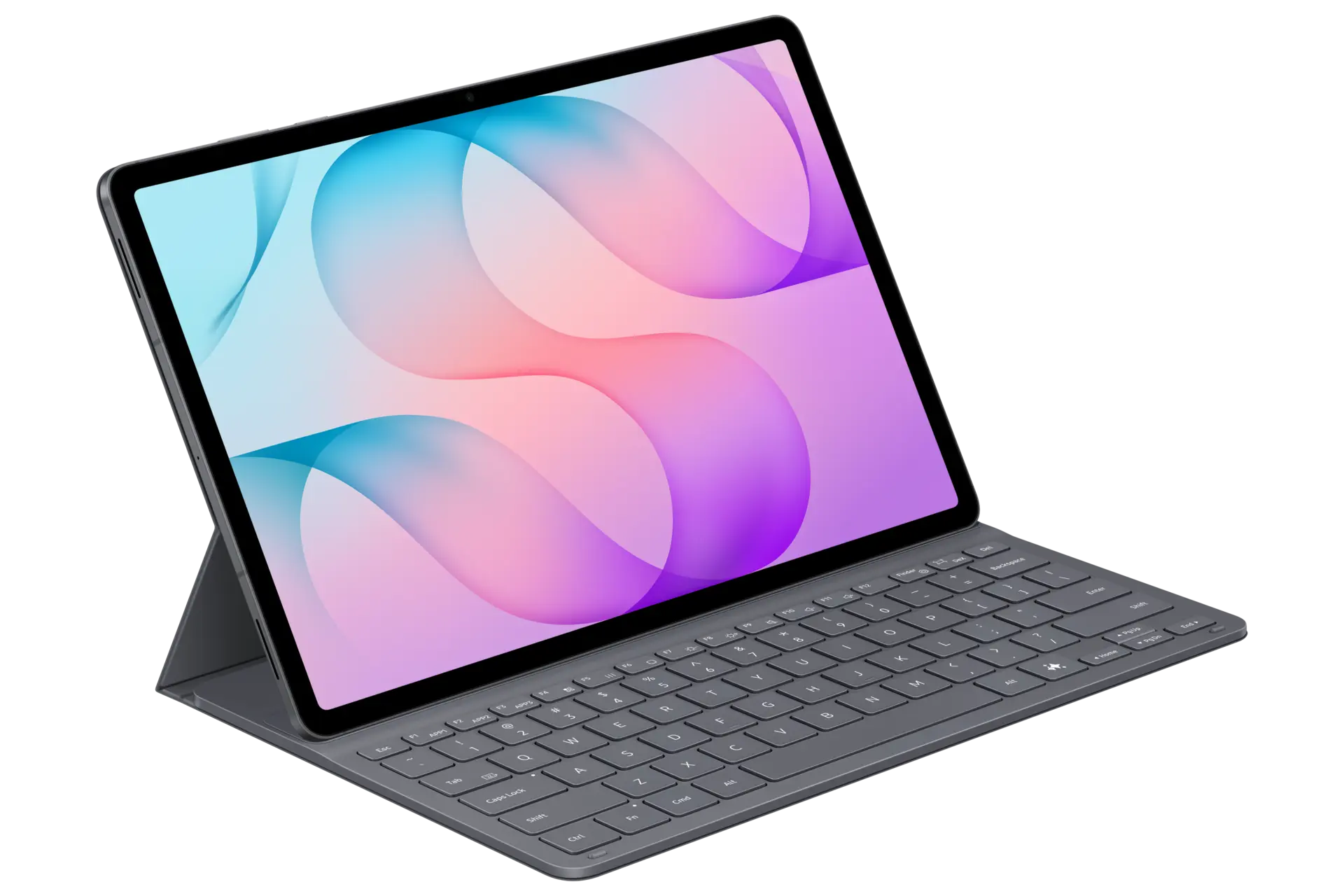 Book Cover Keyboard Slim for Galaxy Tab S12+ Standing1 Black 