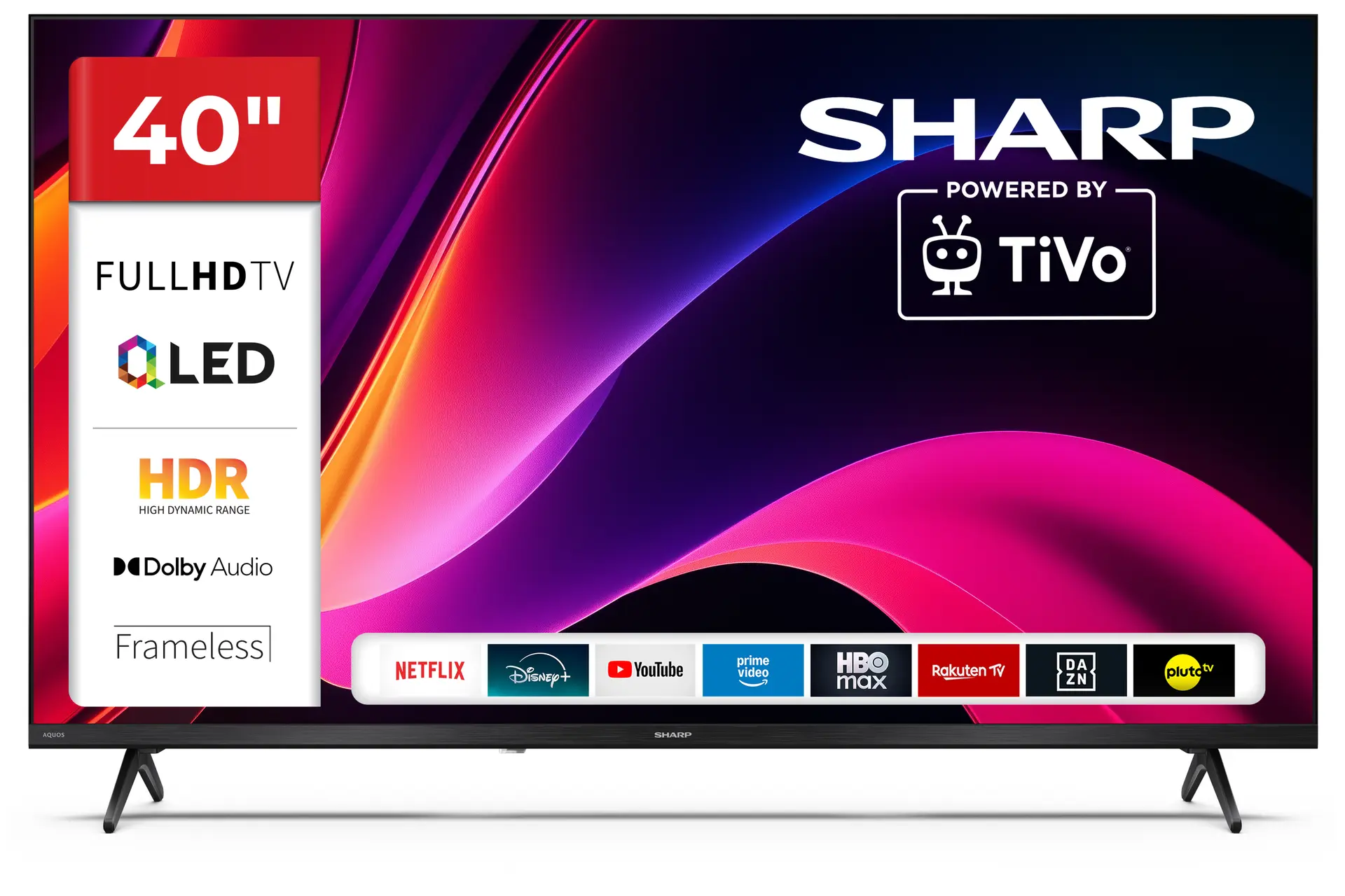 Sharp 40HE3245I television, official exact-model product image.