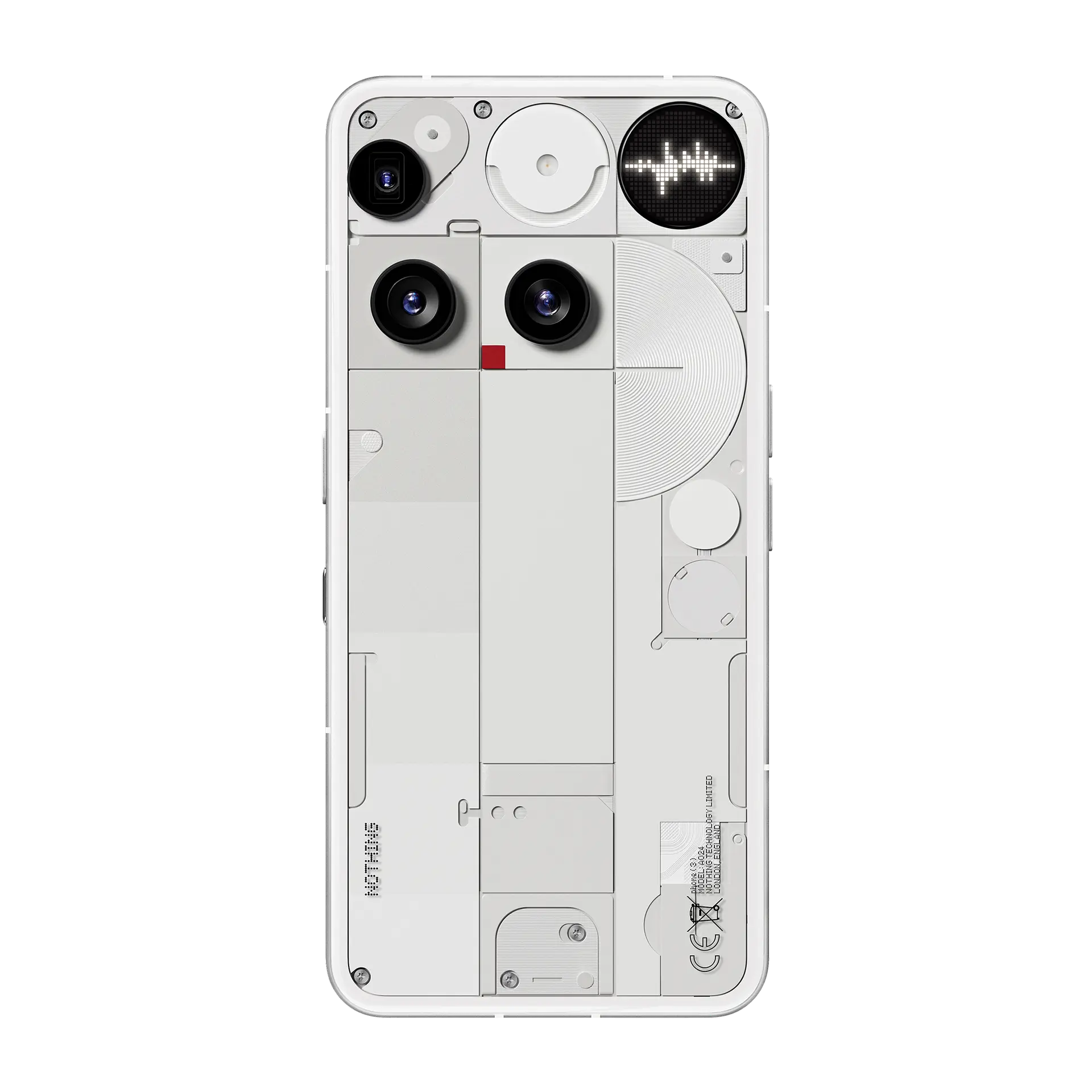 Nothing Phone (3) in White, official product view