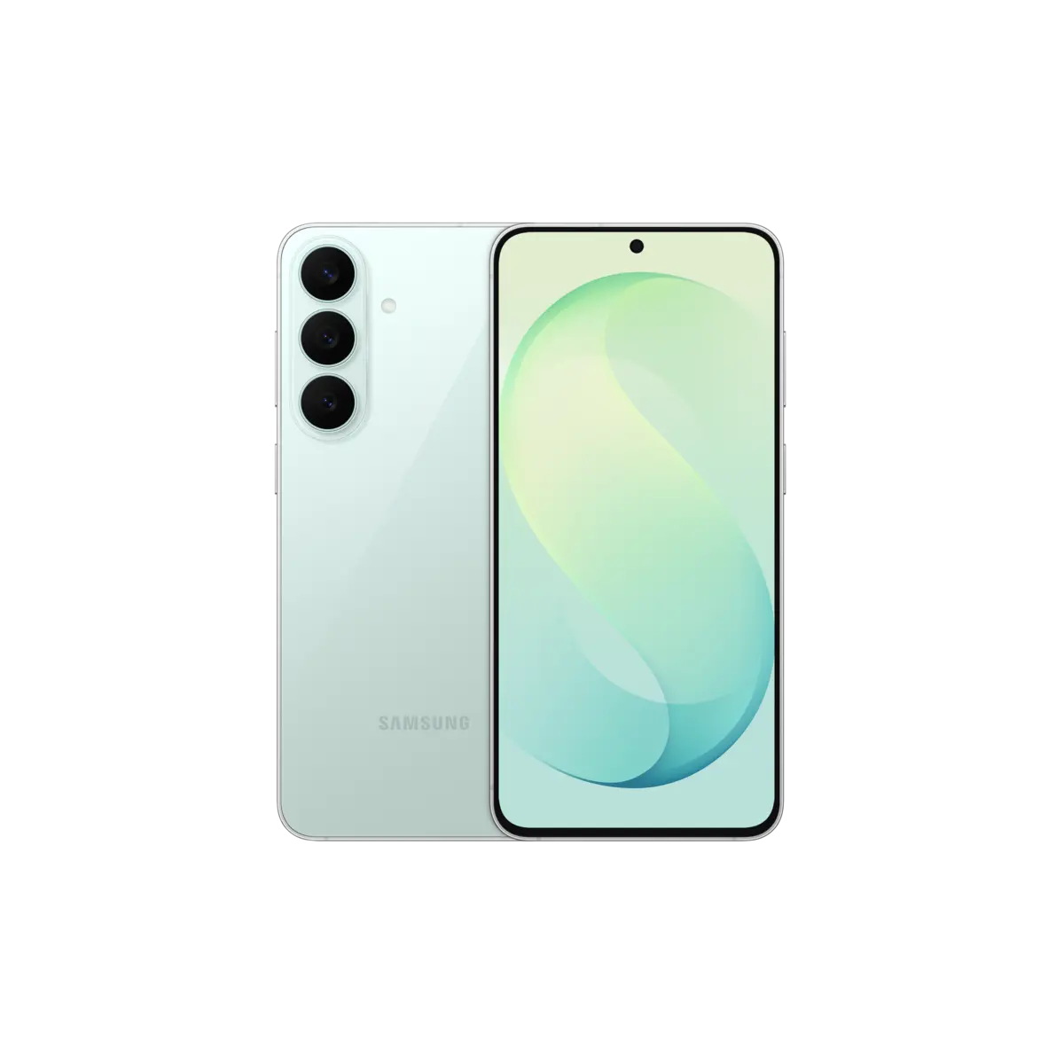 Samsung Galaxy S26 FE in Pistachio, official product view