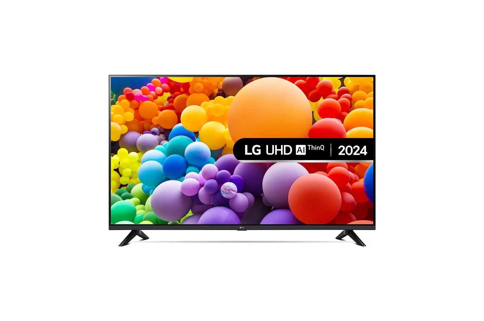 Front view of 50 inch LG UHD AI UT73 4K Smart TV 50UT73006LA