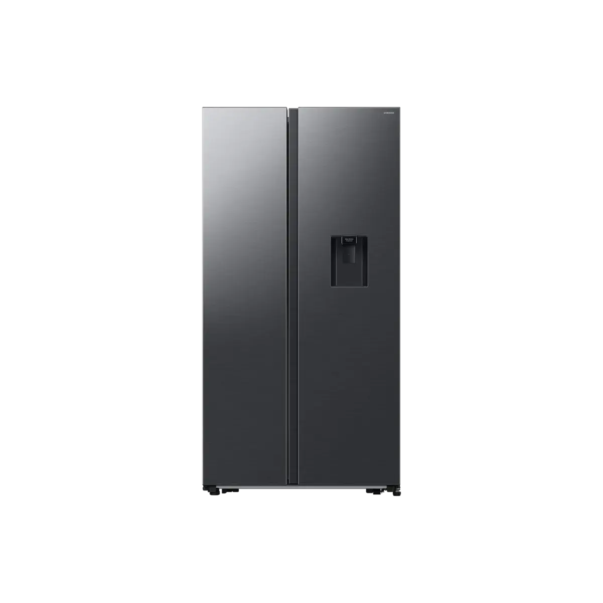 Bespoke AI Side-By-Side Refrigerator Series 7 SpaceMax™ 578L Front Black 
