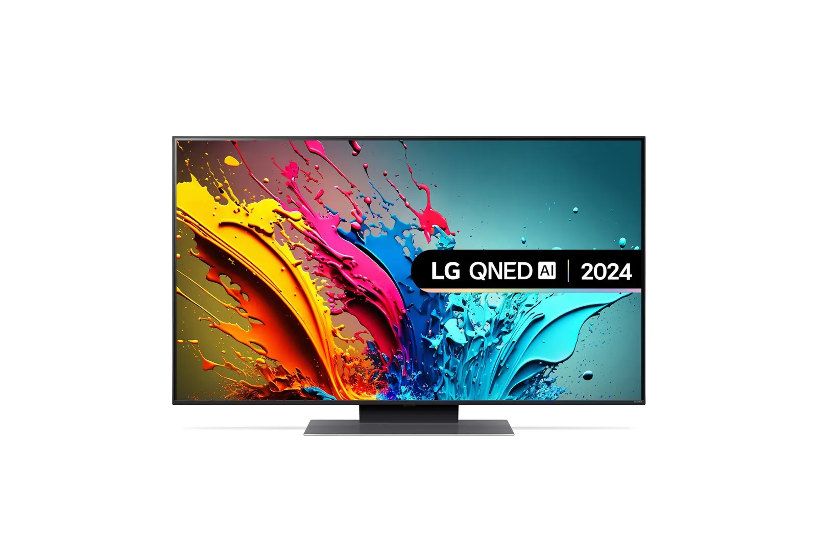 Front view of 50 inch LG QNED86 AI 4K Smart TV 50QNED86T6A