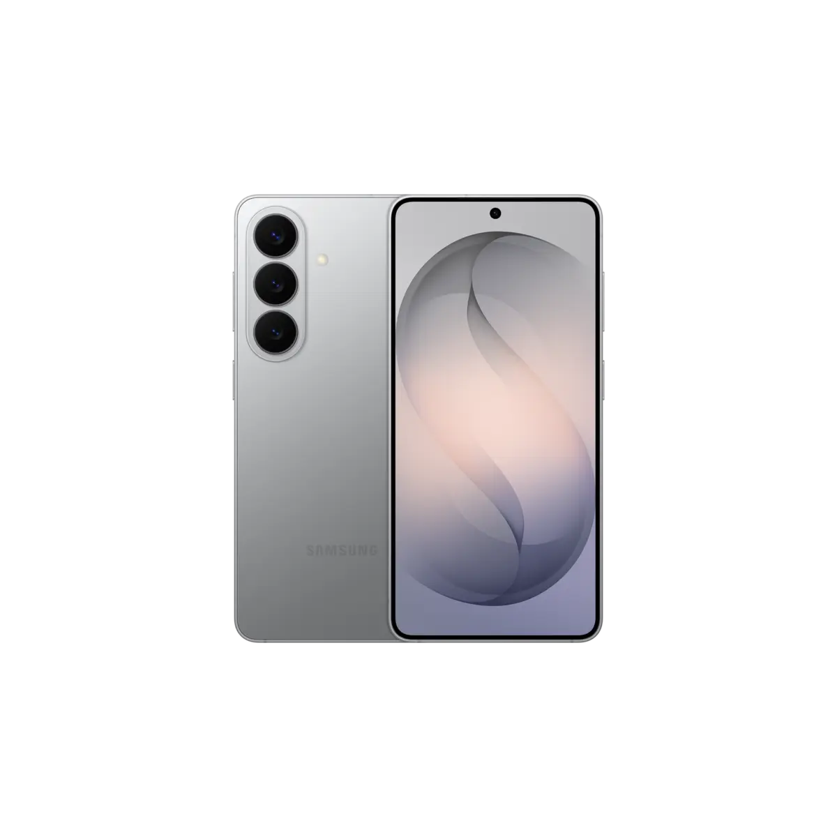 Galaxy S26 (Samsung.com only) Front Silver Shadow 