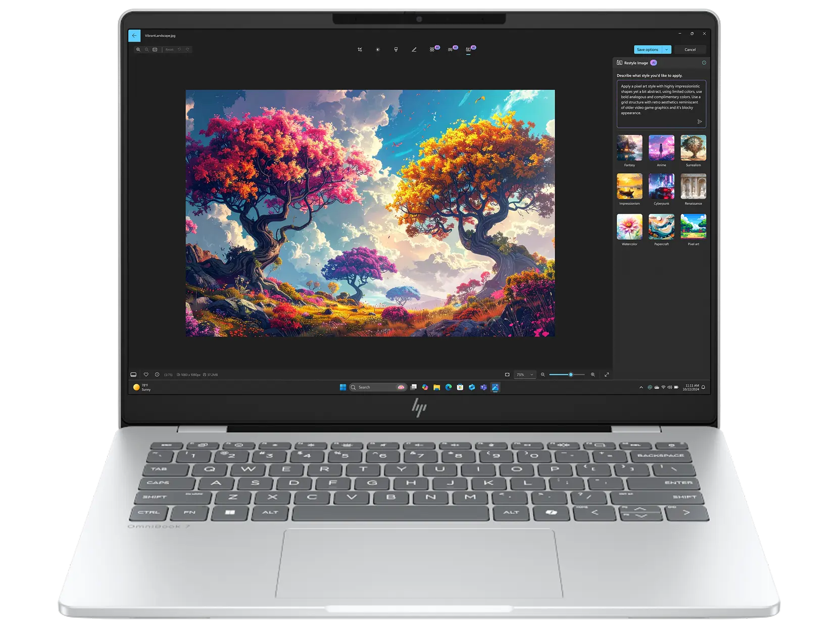 HP OmniBook 7 Laptop AI 14-fr0000nax official product image