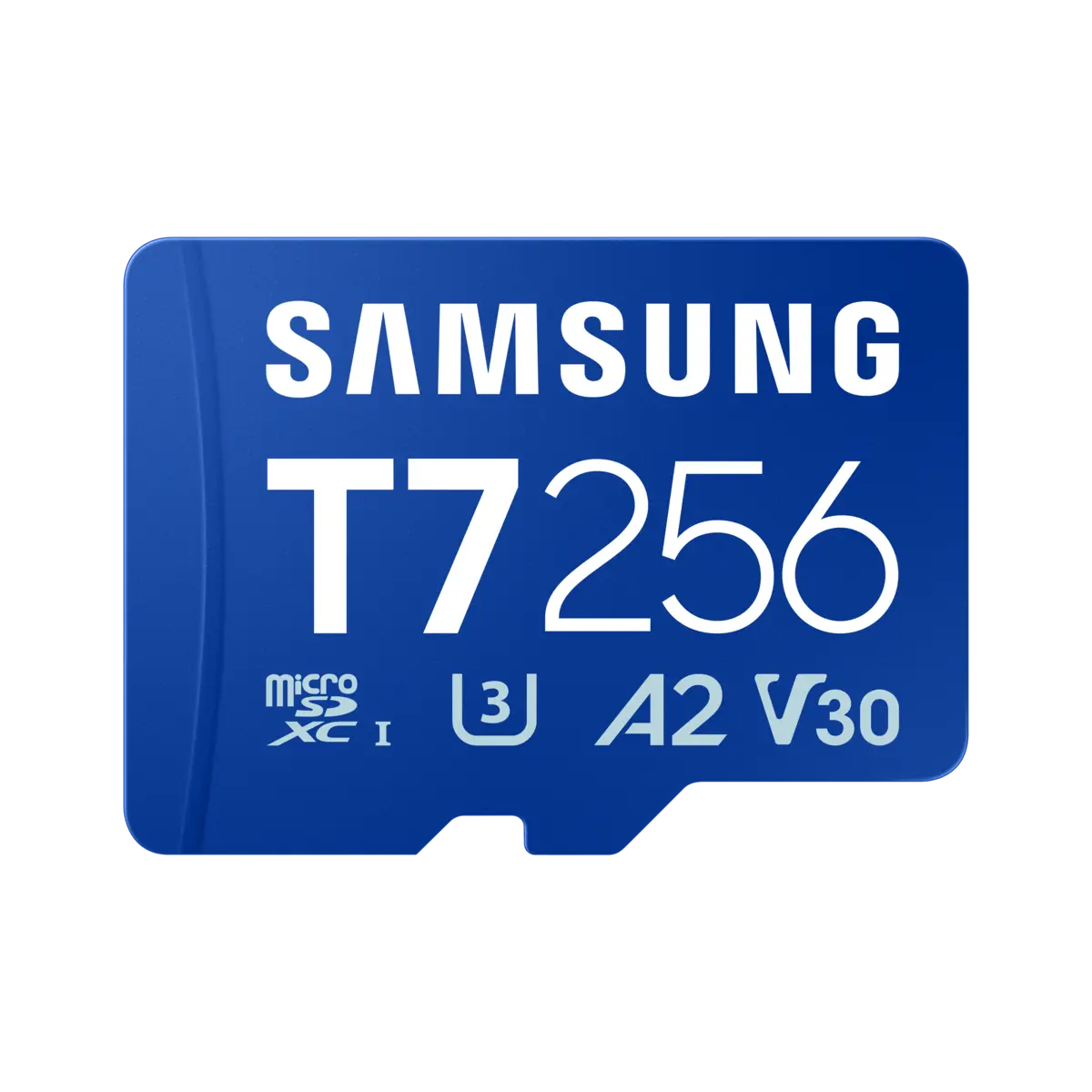 T7 microSD Card microSDXC™ UHS-I Card Front Blue 