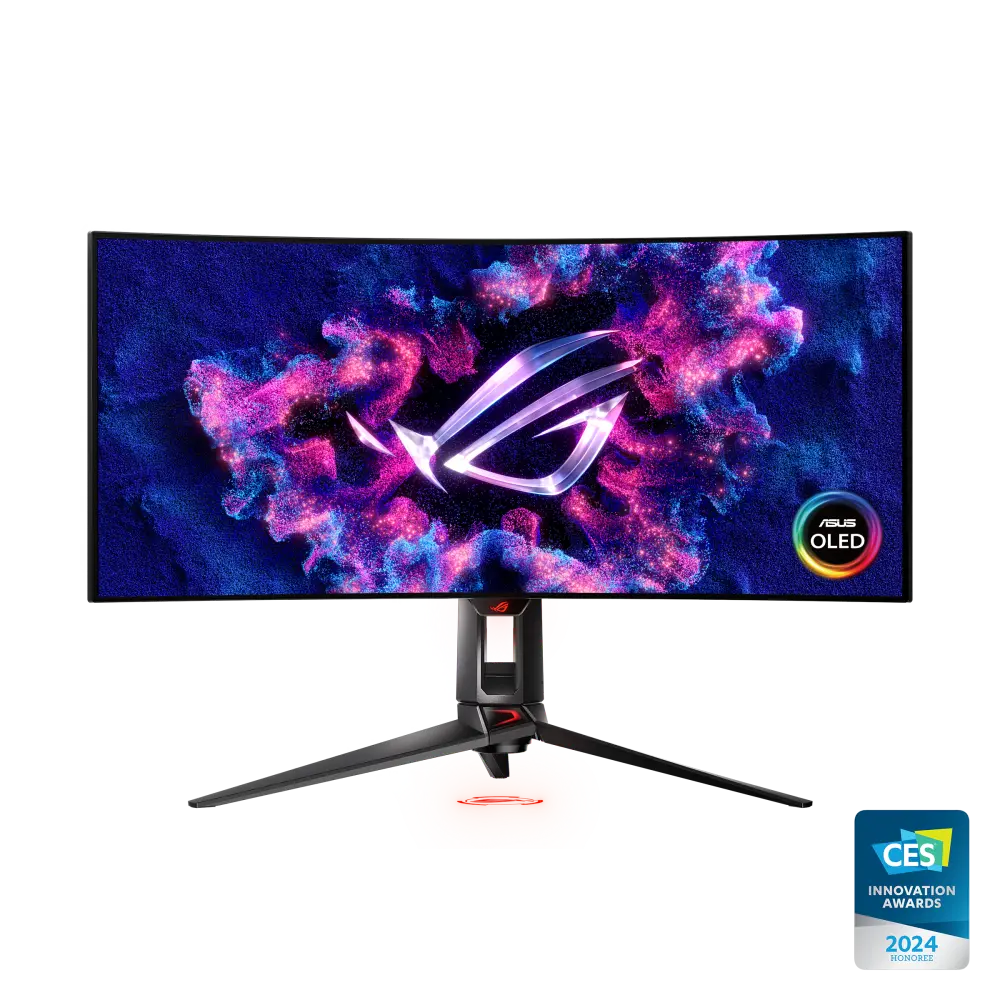 ASUS ROG Swift OLED PG34WCDM official product image