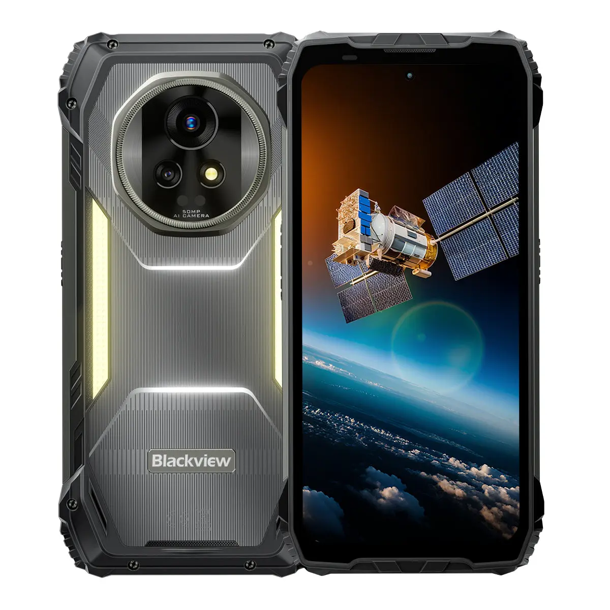 Blackview XPLORE 2 Satellite, official exact-model product image for 12GB+256GB / Black / EU Plug.