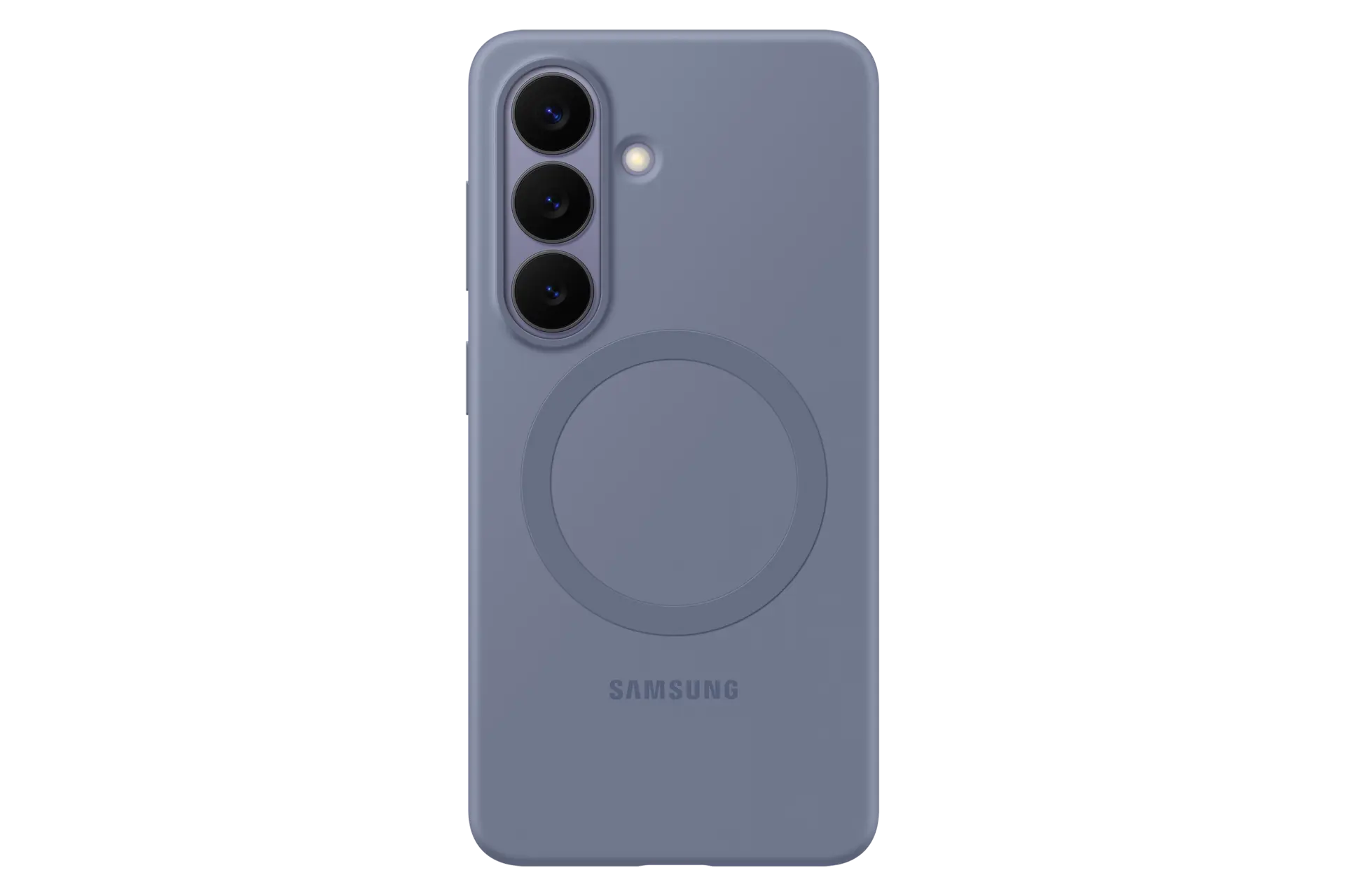 Silicone Magnet Case for Galaxy S26 Front Blue Violet 