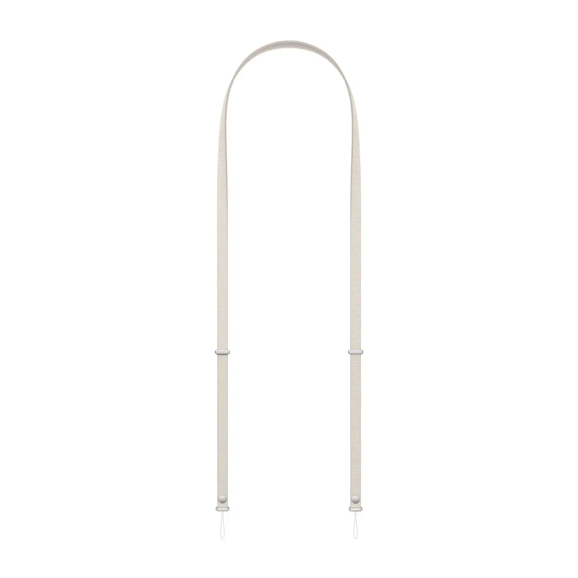 Crossbody Strap, sand colour (light beige), a single strap with connectors on each end