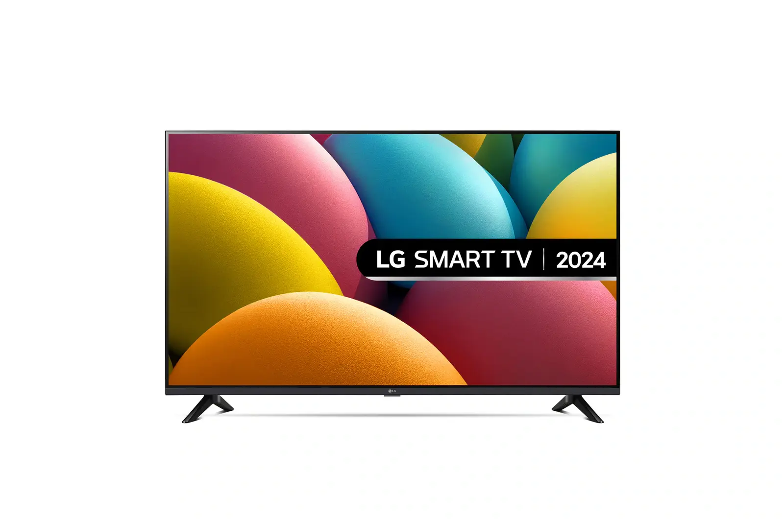 Front view of 32 inch LG HD LR60 Smart TV AI 2024 32LR60006LA