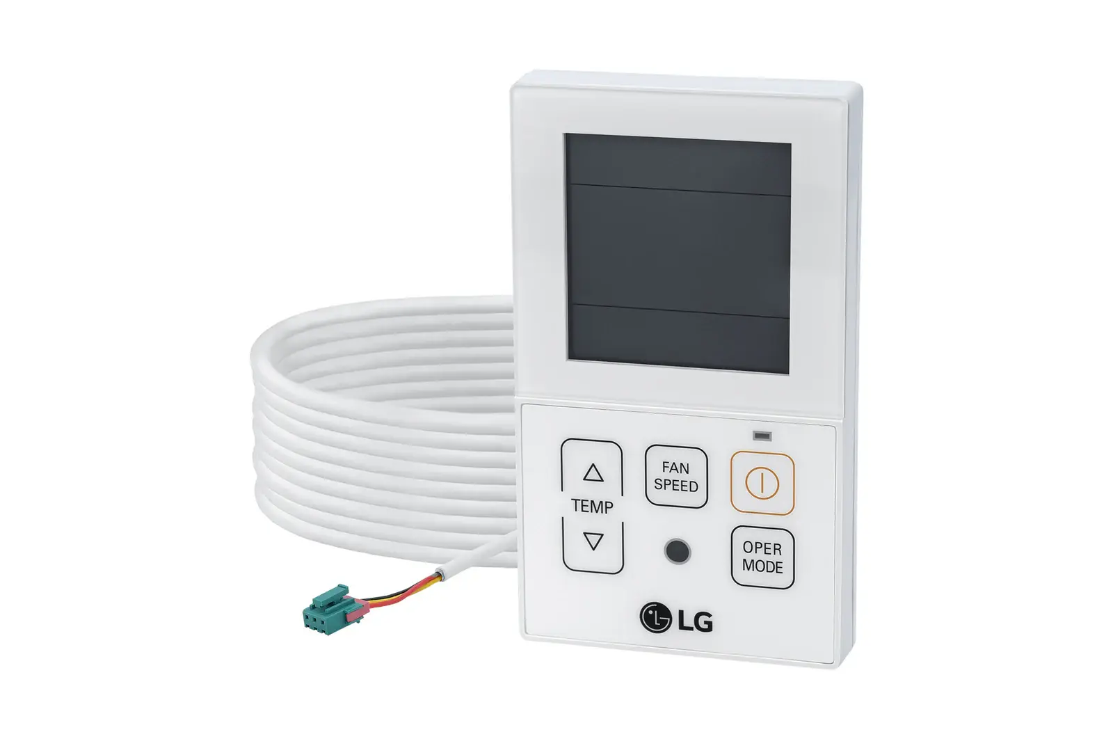 Front view of LG Commercial Air Conditioning Wired Remote Control - AKB72955815 AKB72955815