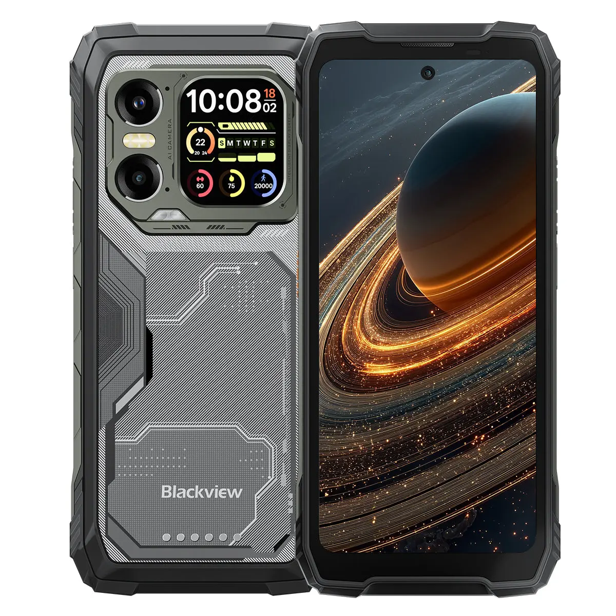 Blackview XPLORE 1 Walkie Talkie, official exact-model product image for 12GB+256GB / Black / EU Plug.