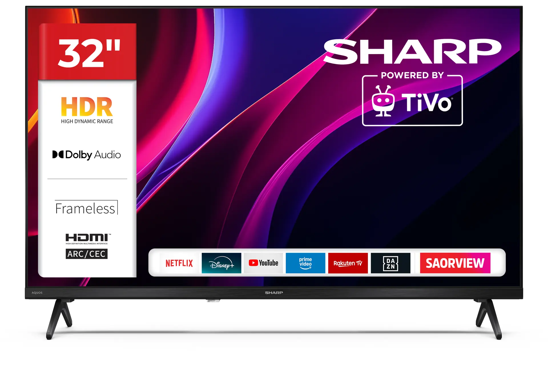 Sharp 32HE2245I television, official exact-model product image.