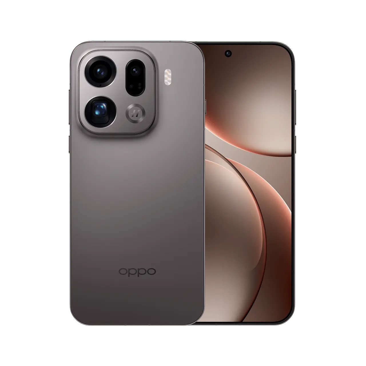 OPPO Find X9 Pro in Titanium Charcoal, official product view