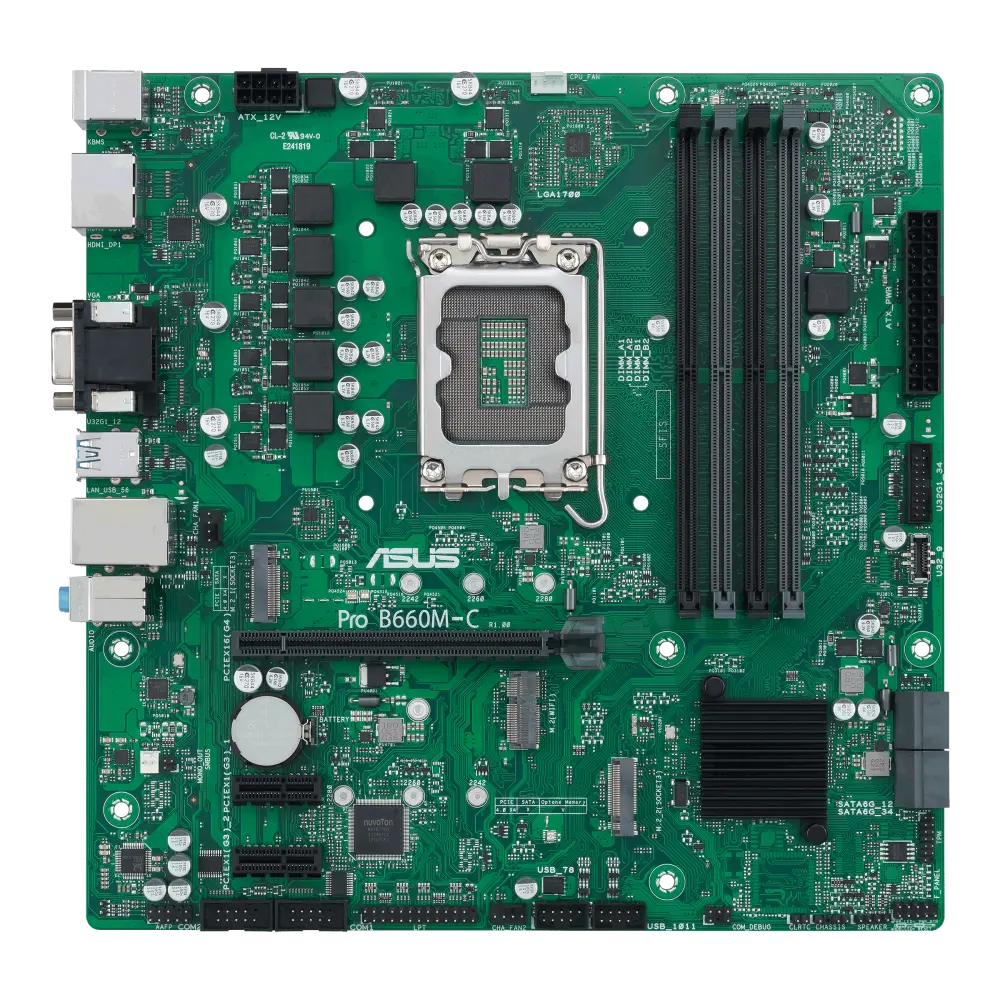 ASUS Pro B660M-C-CSM official product image