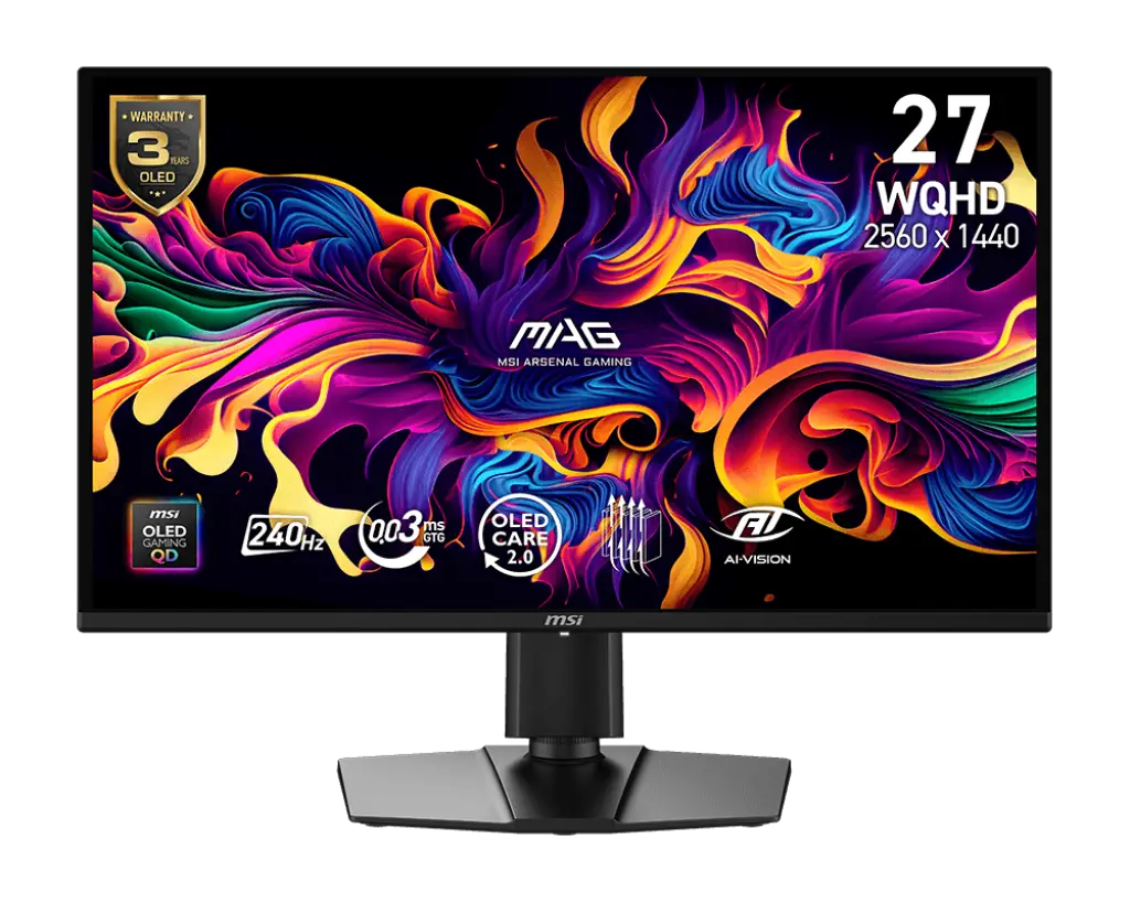 MSI MAG 274QP QD-OLED X24 official product image