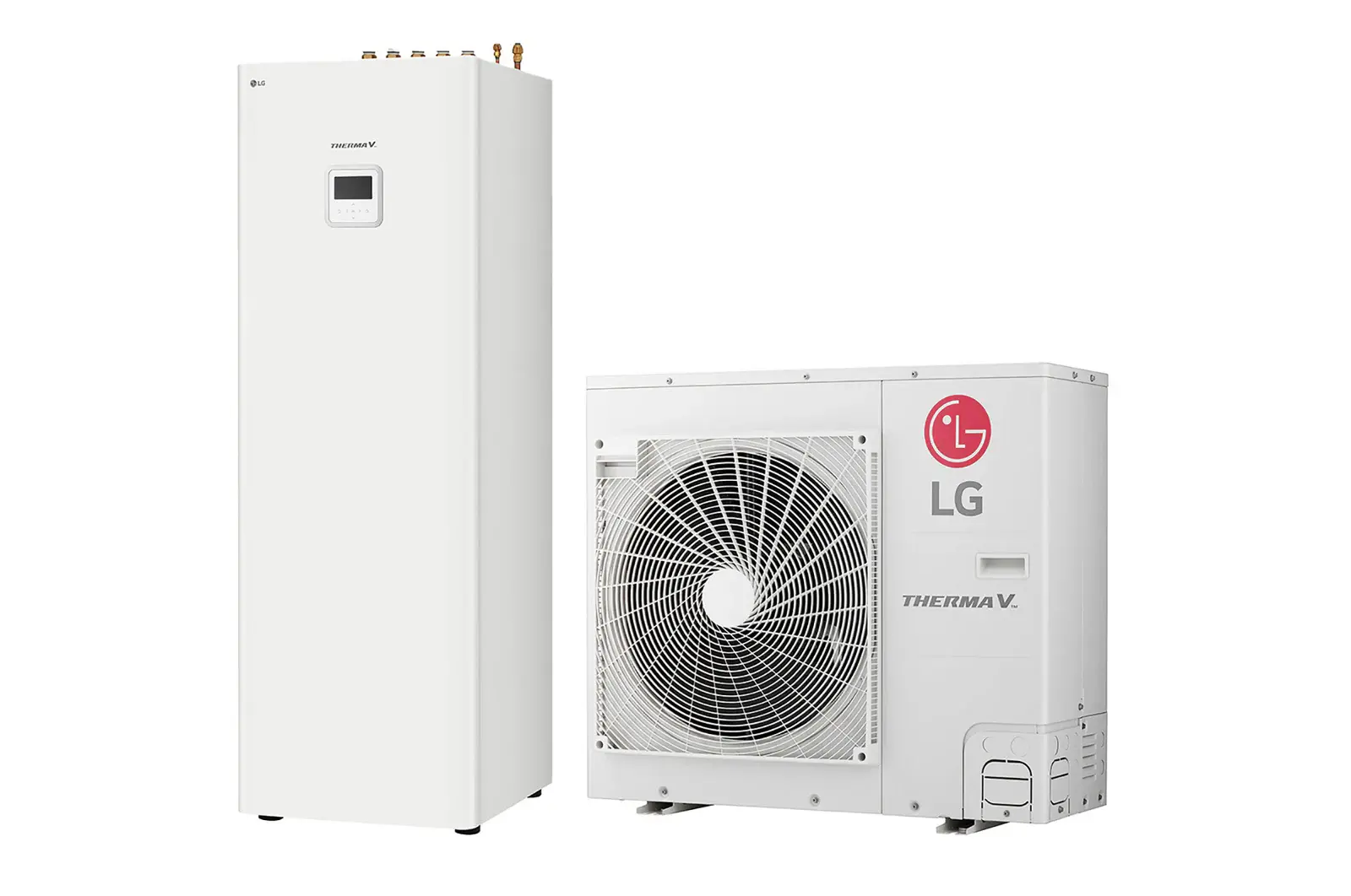 Front view of R32 Split 5/7/9 kW IWT, 1Ø, 5kW HN0913T NK0 + HU051MR U44